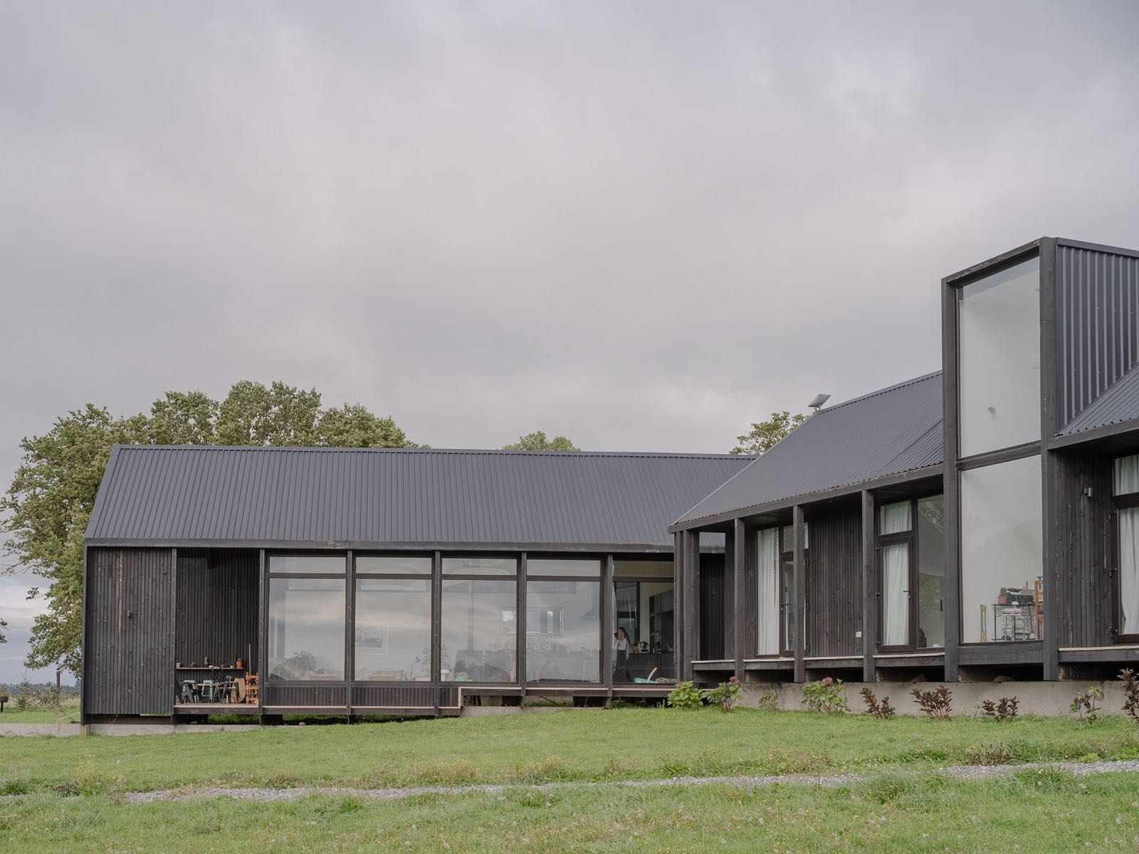 CASA ALDEA, lago Llanquihue — obra de Paralelo Transversal, arquitectura en Chile