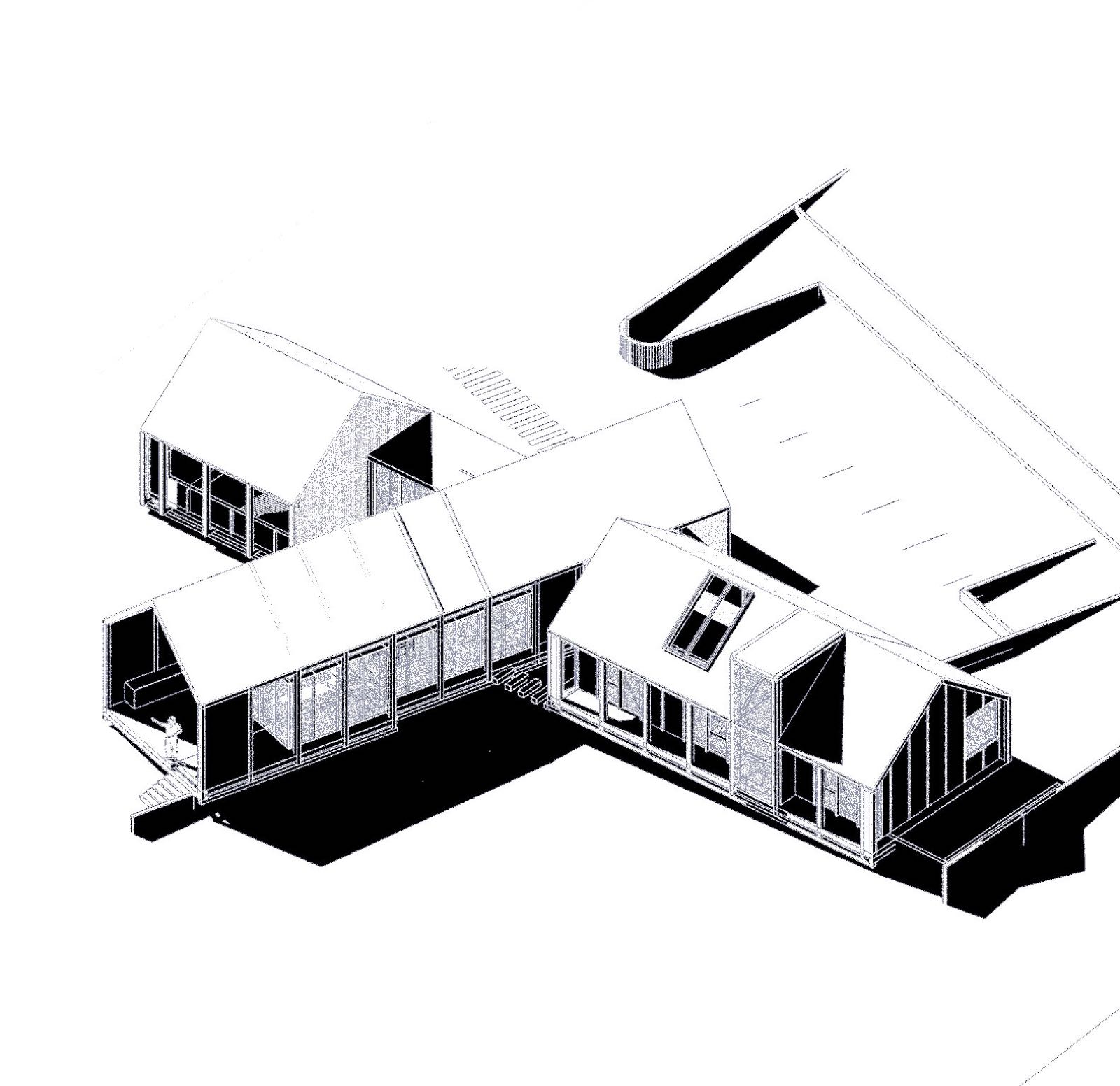 CASA ALDEA, lago Llanquihue — obra de Paralelo Transversal, arquitectura en Chile (10)